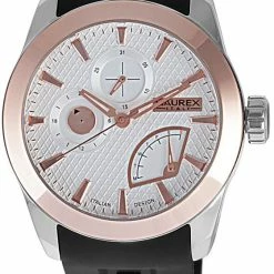 Haurex Italy Haurex Magister Men's Silver Watch - Black