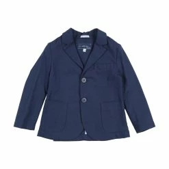 Simonetta Mini Boy Suit jackets Cotton - Blue