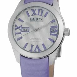 Haurex Italy Women's Magister L Silver Watch - Lilac