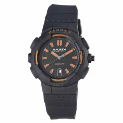 Haurex Italy Men's 2P504UYN "Tremor" Black Plastic and Rubber Watch