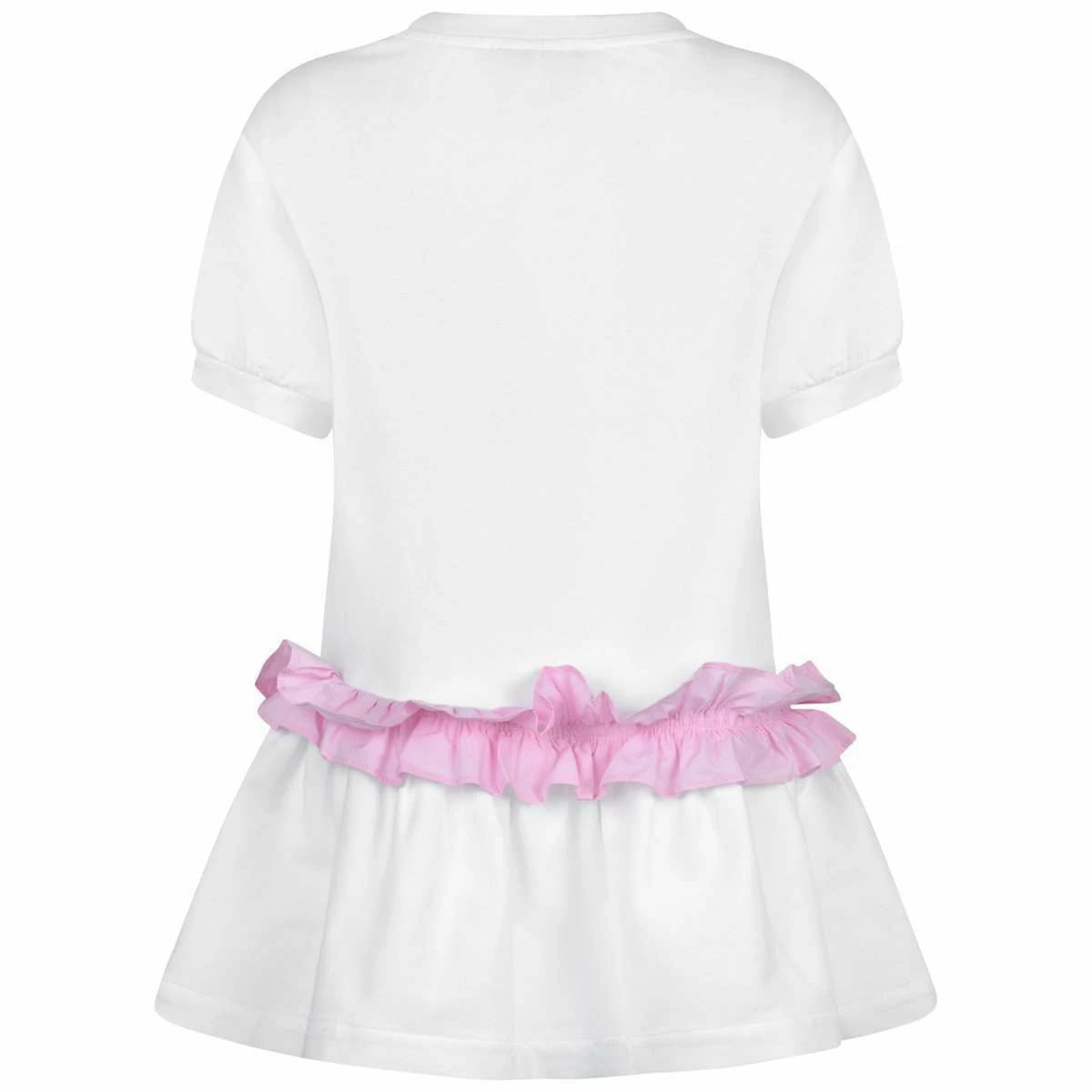Simonetta Girls White & Pink Princess Dress - Image 2