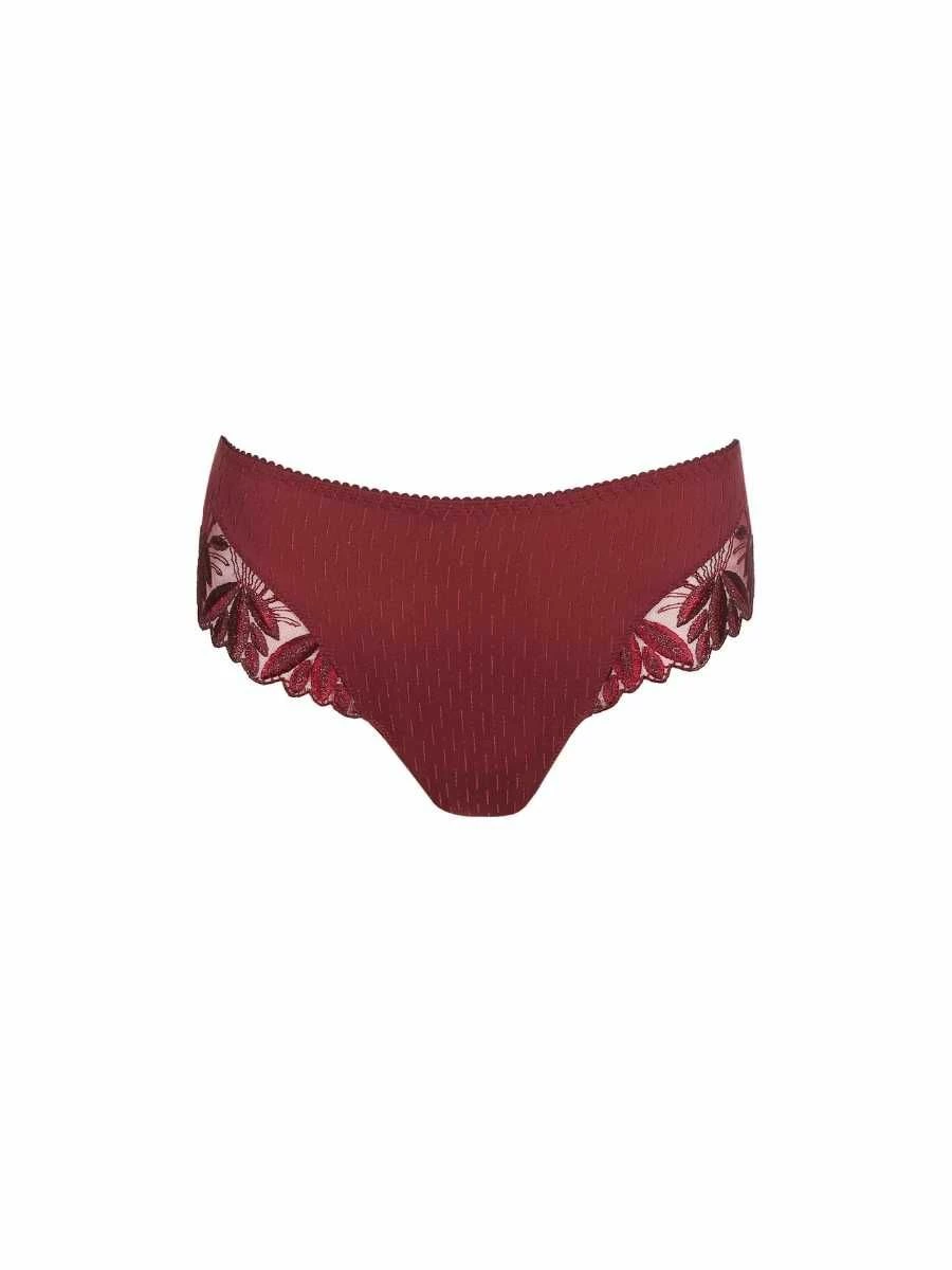 PrimaDonna Orlando Luxury Thong - Burgundy - Image 4