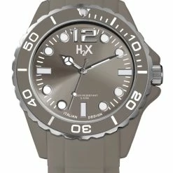 Haurex Italy Men's SG382UG2 Reef Charcoal Luminous Dial Rotating Bezel Dark G - Grey