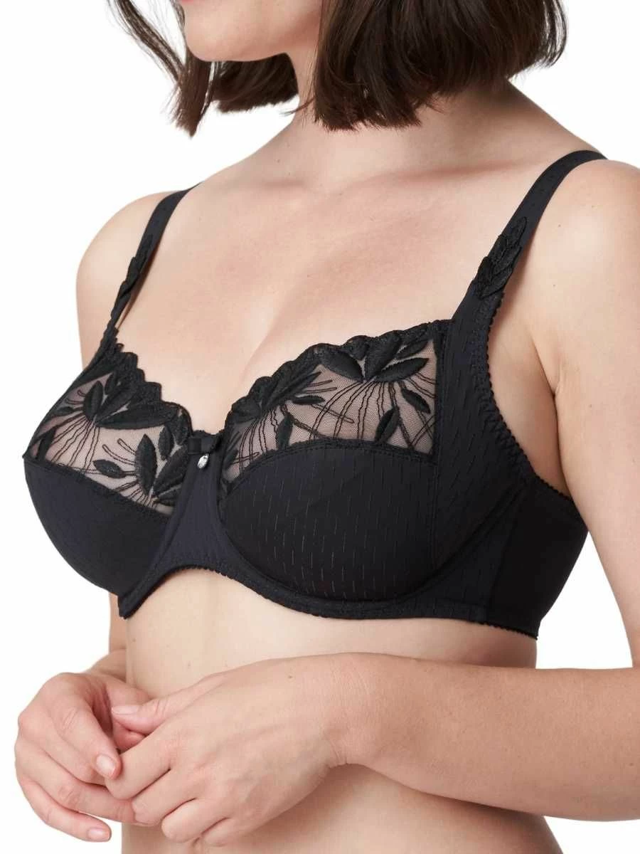 PrimaDonna Orlando Full Cup Side Support Bra - Black - Image 3
