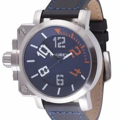 Haurex Italy Men's Gun Blue Watch - Black