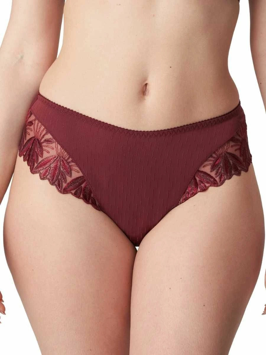 PrimaDonna Orlando Luxury Thong - Burgundy
