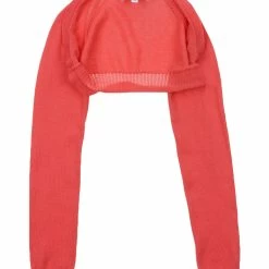 Simonetta Mini Girl Wrap cardigans Cotton - Coral