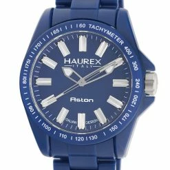 Haurex Italy Aston Collection Blue Dial Watch