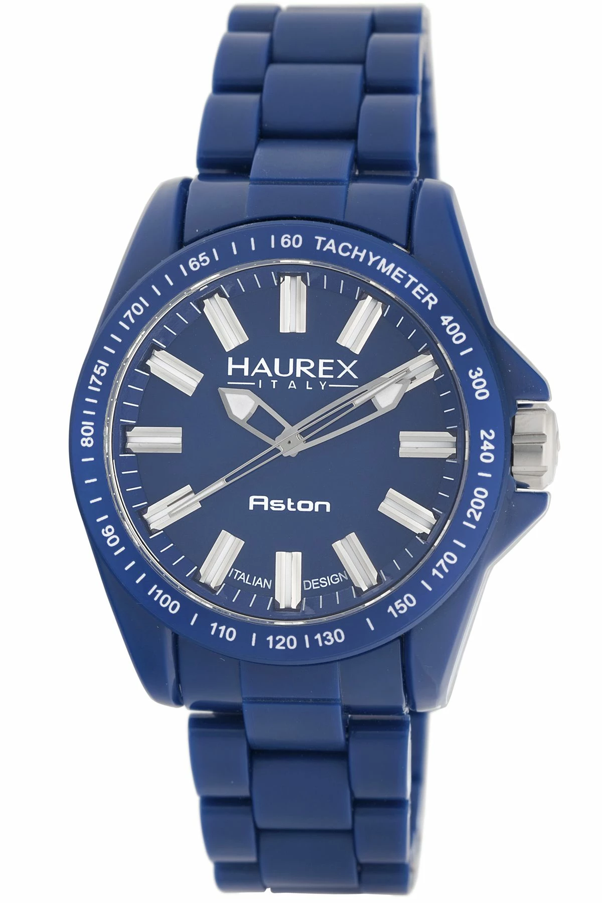 Haurex Italy Aston Collection Blue Dial Watch