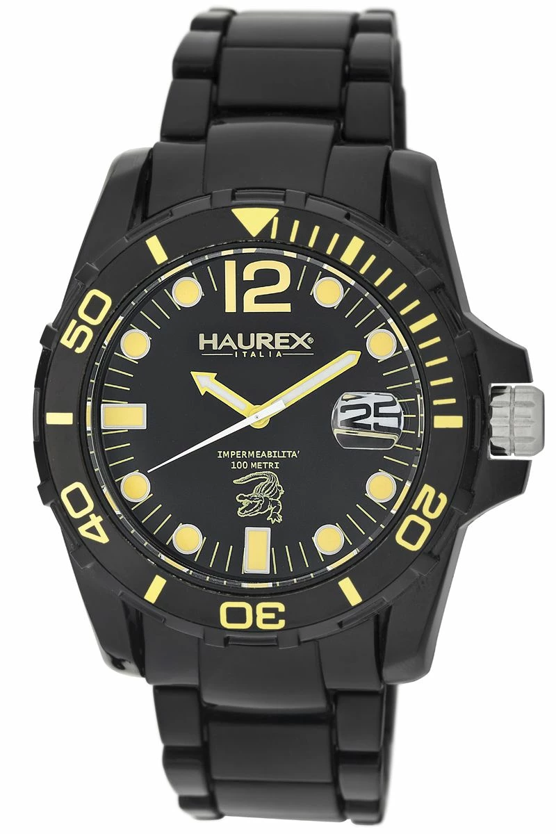 Haurex Italy Men's Caimano Black Watch