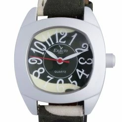 Haurex Italy Women's Exacto Green Watch - Black