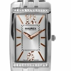 Haurex Italy Women's Primula Silver Watch