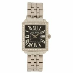 Haurex Italy Women's Prestige Black Watch - Silver