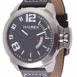 Haurex Italy Storm Black Dial Watch