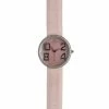 Haurex Italy Plaze Pink Leather Watch