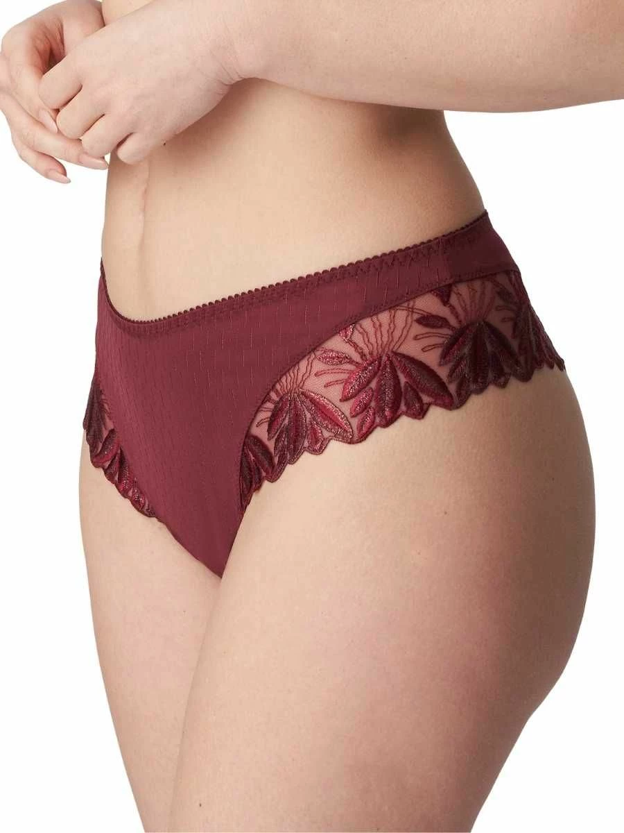 PrimaDonna Orlando Luxury Thong - Burgundy - Image 2