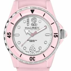 Haurex Italy Women's Beauty White Watch - Pink