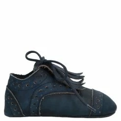 Simonetta Boy Newborn shoes Other Fibres - Blue