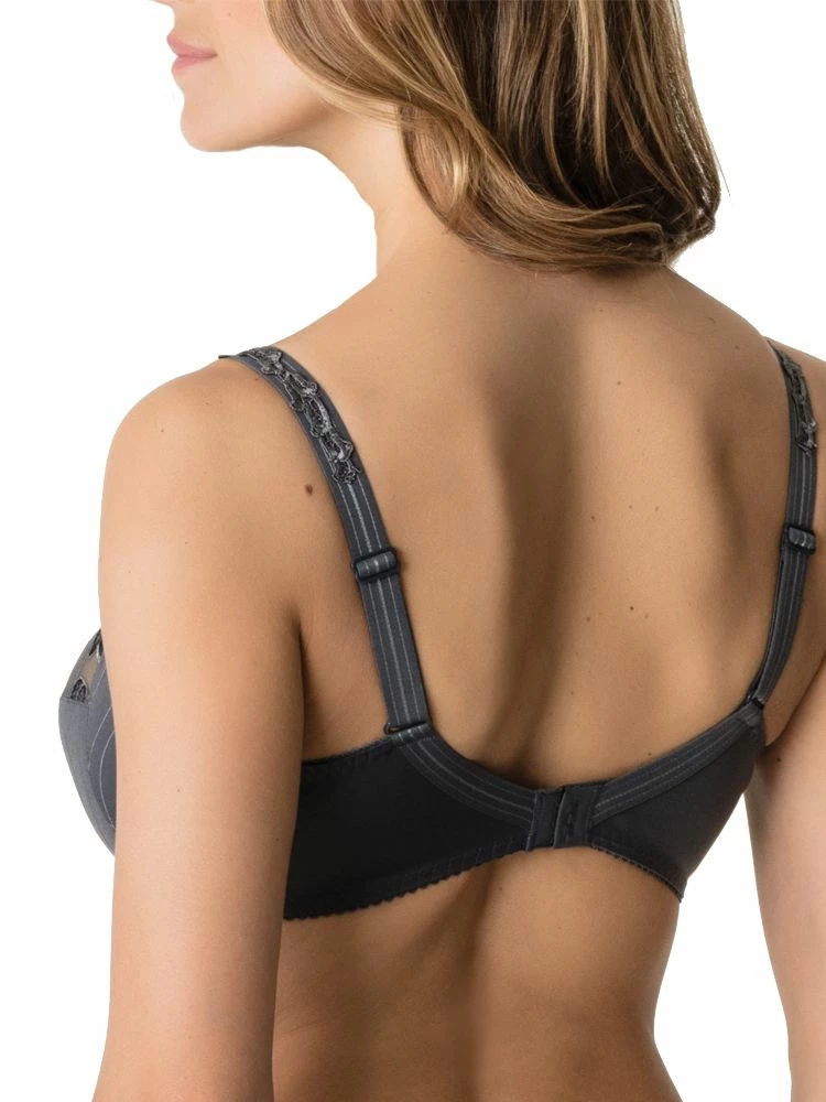 PrimaDonna Deauville Full Cup Side Support Bra - Grey - Image 3